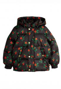 Зимняя куртка Mini Rodini LINGONBERRIES HOODED UNISEX, Black