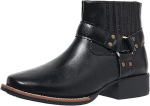 Женские ботильоны, низкий каблук, короткие ботинки, осенние нарядные ботинки с внутренней молнией XAIODRAGONSKY, Black