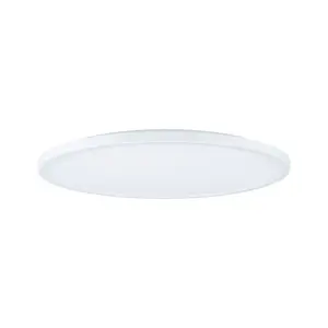 Светодиодная панель LED Panel Atria Shine круглая 400 мм 323ВТ 3680 лм / 280 лм 3000K 1 шт. Теплый белый Paulmann, белый