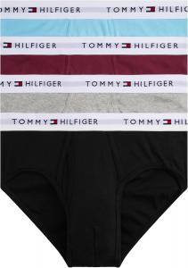 Мужские классические трусы-брифы Tommy Hilfiger из хлопка, 4 шт., Sleepy Blue, Grey Heather, Deep Rouge, Desert Sky