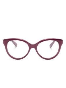 Gucci Eyewear очки в круглой оправе с логотипом, фиолетовый