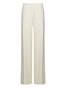 Полосатые брюки палаццо Gessato Simona Corsellini, нейтральный
