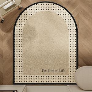 Dajiang Ковер 120х140 см для прихожей, не скользит, грязеотталкивающий, водостойкий, Gediyou 04, Loop Pile