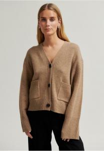 Кардиган Second Female Cardigan, Camel Melange/Beige
