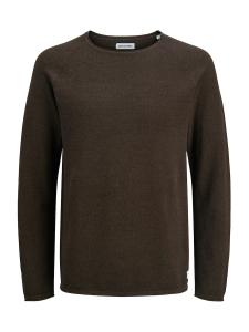 Свитер обычного кроя JACK & JONES JJEHILL, темно-коричневый