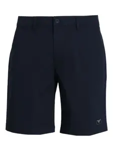 Шорты с нашивкой-логотипом EMPORIO ARMANI, синий