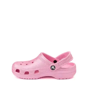 Сабо Crocs Classic Glitter Clog, цвет Pink Tweed