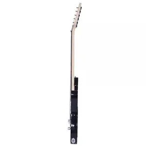 Unbranded Профессиональная электрогитара «Назад в школу» + сумка для гитары и аксессуары, черный