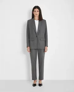 Женский пиджак из вереска с воротником с лацканами Trucco, темно-серый