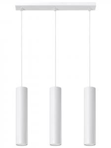 Nice Lamps Подвесной светильник CASTRO 3, белый (В) 90 см (Д) 45 см (Ш) 6 см