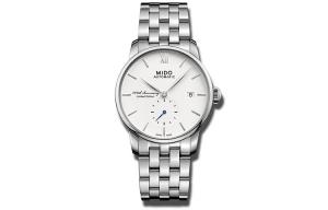 MIDO Часы Baroncelli Mechanical Movement Men's Watch Watch 38mm White Dial Stainless Steel Case Stainless Steel Strap, White