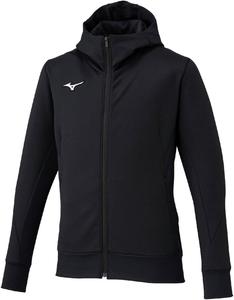 Толстовка с капюшоном Mizuno Training Wear Peach Touch, размер 32MCC538, унисекс, для взрослых, черный