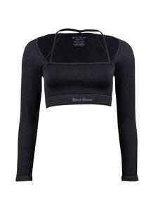 Спортивная футболка с длинными рукавами, черная Roberto Geissini