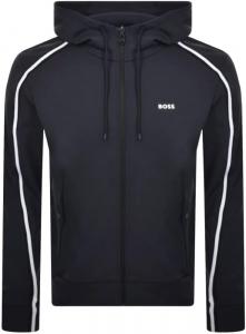 Мужская толстовка Hugo Boss Saggy 1 с застежкой-молнией, синяя