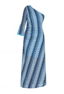 Летнее платье IZIA Summer Dress, цвет night blue/azure/light blue