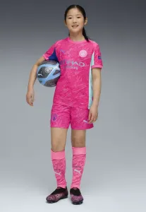 Спортивные шорты manchester city 25/26 с круглым вырезом Puma, Fluro Pink Pes-Aquatic