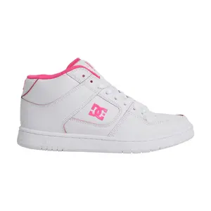 Кроссовки женские DC Shoes Manteca 4 Mid, белый/розовый