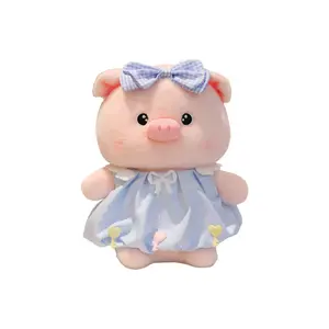 Очаровательная плюшевая кукла свинка Adorable Pig Dolls высотой 24см/30см/40см/50см PUDOWRABBIT, синий