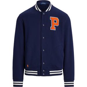 Polo Ralph Lauren Флисовая бейсбольная куртка, Marine Blue