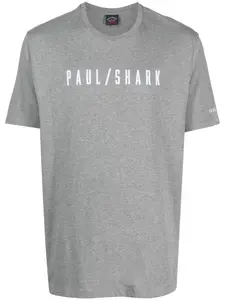 Футболка с логотипом Paul & Shark, серый