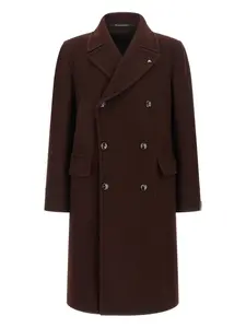 Двубортное пальто Sherry с брошью Tagliatore, коричневый