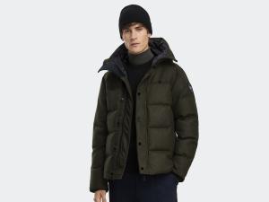 Парка Canada Goose MacMillan Wool, Military Green Melange