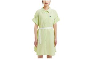 Женское короткое платье KOLON SPORT, зеленый