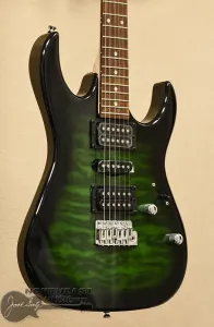 Ibanez GRX70QA - Прозрачный изумрудный градиент