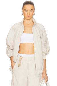 Унисекс спортивная куртка Alexander Wang, white onyx