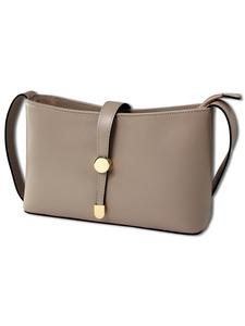 Кожаная сумка через плечо Toscanto бежевого цвета, примерно 28 см Toscanto