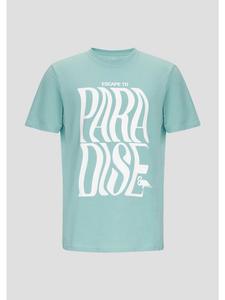 QS Футболка 61D2 светло-бирюзового цвета