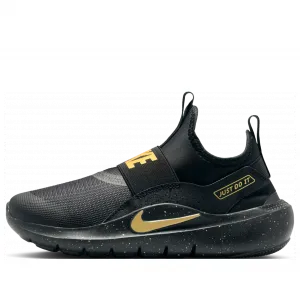 Кроссовки (GS) Nike Flex Runner 4 'Black Metallic Gold'