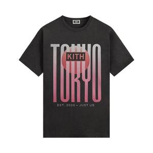 Футболка Kith Tokyo Classic Logo Vintage Tee, Black
