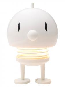 Hoptimist Декоративная светодиодная лампа "Bumble" белого цвета - (Ш)15 x (В)23 x (Г)15 см