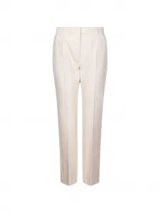 Брюки с потайной застежкой Weekend Max Mara, бежевый