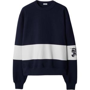 Ekd Stripe Cotton Jumper Burberry, синий