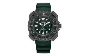 Airborne Eagle Series Ecology Drive Collection световая кварцевая механика мужские часы Green Dial CITIZEN, зеленый