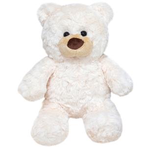 Плюшевая игрушка медведь 30 см высота 30 см длина Julebaby, белый