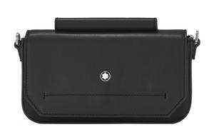 Клатч-планнер из телячьей кожи черный мужской через плечо MONTBLANC, Set (Bag+Dust Bag)