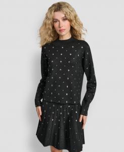 Женский свитер с заклепками DKNY, Black