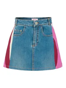 Юбка с вставками PUCCI Junior, синий