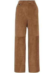 Укороченные брюки чинос Brunello Cucinelli, коричневый