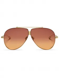 Солнцезащитные очки-пилоты Rockstud VALENTINO GARAVANI, золотой
