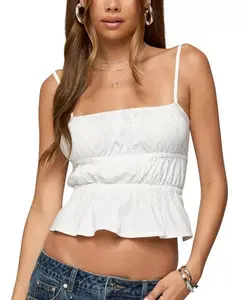 Многоярусный топ без спинки от Adler Edikted, белый