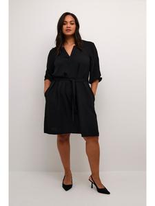 Платье KCdeva А-силуэта в цвете Black Deep KAFFE curve