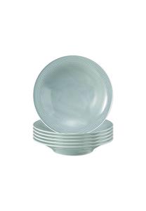 Набор из 6 суповых тарелок Beat цветная глазурь ø 22,5 см Beat Seltmann Weiden, синий