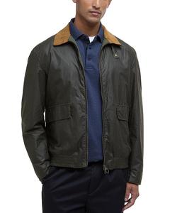 Куртка Barbour Newbury Regular Fit Waxed, зеленый