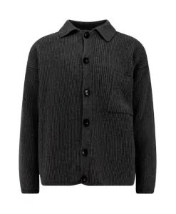 Кардиган из шерсти и кашемира AmarãNto, черный