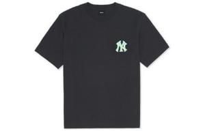 Футболка с рукавом дроп-шиплер унисекс MLB, черный