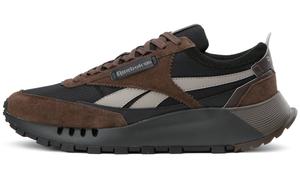 Кроссовки CL LEGACY W+ Low Top Unisex Brown Black Reebok, цвет кофе/черный
